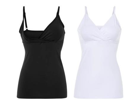 Top per allattamento, 2 pezzi