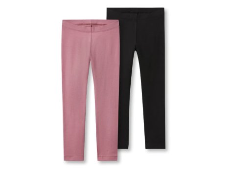 Leggings da bambina, 2 pezzi