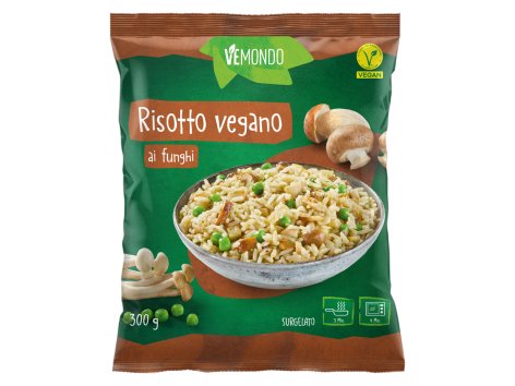 Risotto vegano ai funghi