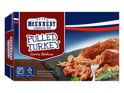 Pulled turkey “country barbecue”