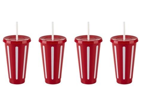 Set bicchieri o accessori per pop corn