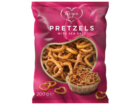 Brezel a forma di cuore