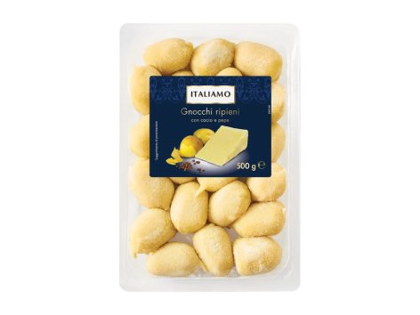 Gnocchi ripieni con cacio e pepe