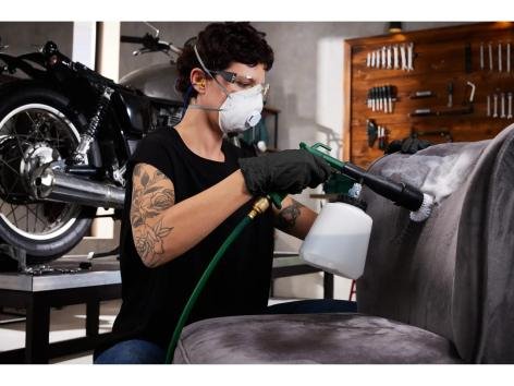 Pistola sabbiatrice o a spruzzo ad aria compressa