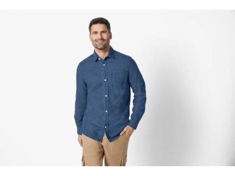 Camicia in jeans da uomo