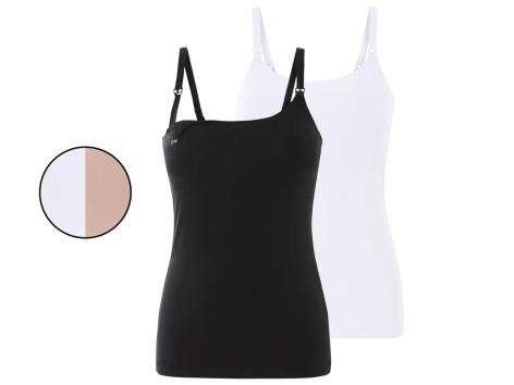 esmara® Top per allattamento, 2 pezzi