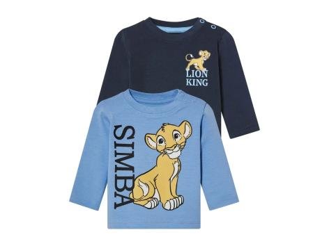 Maglia da neonato "Mickey Mouse, Il Re Leone o Winnie the Pooh", 2 pezzi