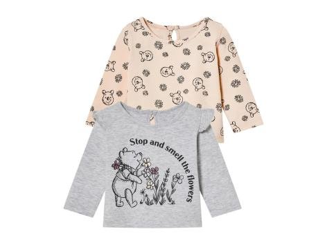 Maglia da neonata "Minnie Mouse, Bambi o Winnie the Pooh", 2 pezzi