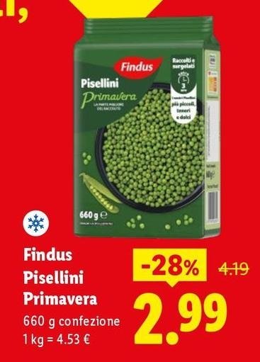 Findus - Pisellini Primavera