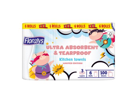 FLORALYS Carta da cucina XXL