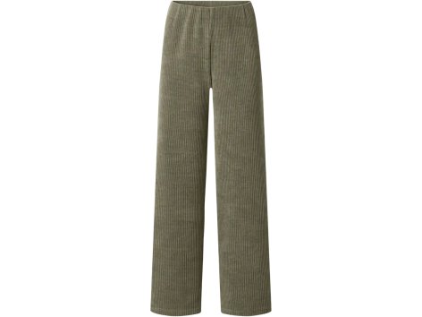 Pantaloni ampi in velluto da donna