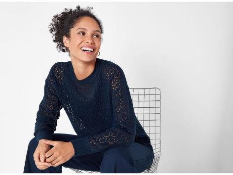 esmara® Pullover traforato da donna