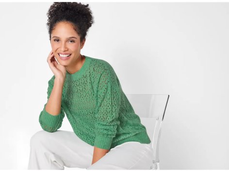 esmara® Pullover traforato da donna