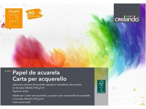 crelando® Blocco da disegno o carta per acquerello