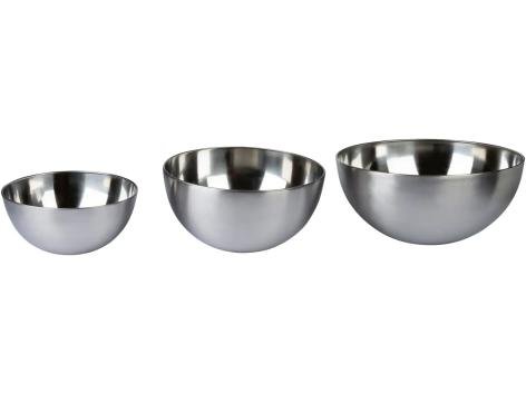 LIVARNO home Set ciotole in acciaio, 3 pezzi