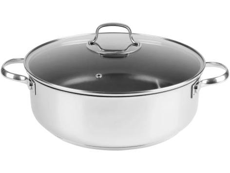 LIVARNO home Casseruola in acciaio con coperchio, ø 28cm