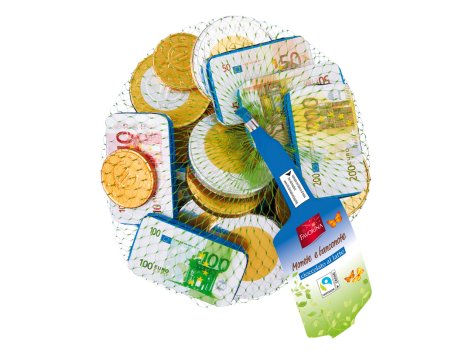 FAVORINA Monete e banconote di cioccolato