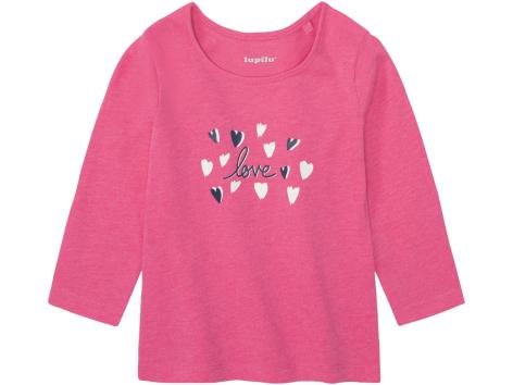 lupilu® Maglia a maniche lunghe da bambina