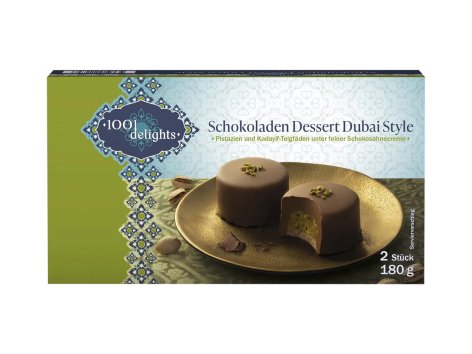 1001 DELIGHTS Mini tortine di cioccolato e pistacchio Dubai-Style