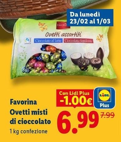 Favorina - Ovetti Misti Di Cioccolato