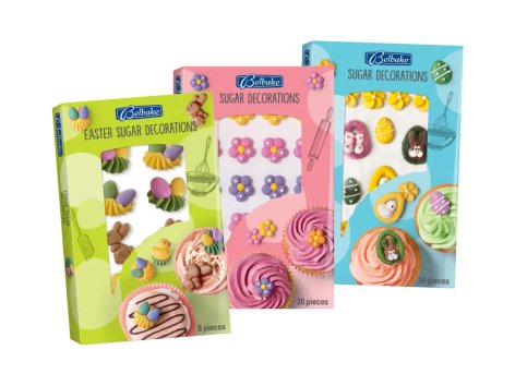 BELBAKE Decorazioni pasquali di zucchero