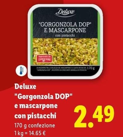 Deluxe - "Gorgonzola DOP" E Mascarpone Con Pistacchi