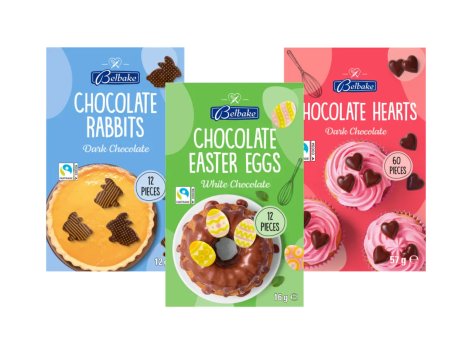 BELBAKE Decorazioni pasquali di cioccolato