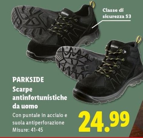 Parkside - Scarpe Antinfortunistiche Da Uomo