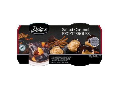 Profiteroles al caramello salato