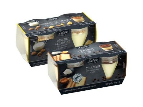 Dessert al limone e amaretti o tiramisù