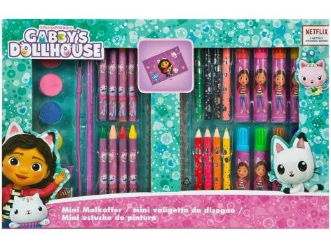 Valigetta per colorare per bambini, 34 pezzi “Paw Patrol, Frozen, Gabby’s Dollhouse”
