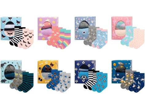 Calzini da bambini in confezione regalo, 2 paia