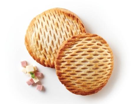 Tortino con prosciutto e formaggio