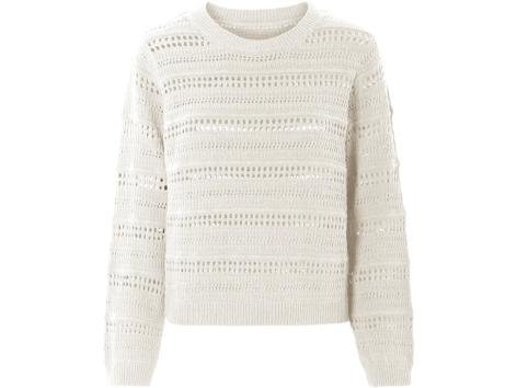 Pullover traforato da donna