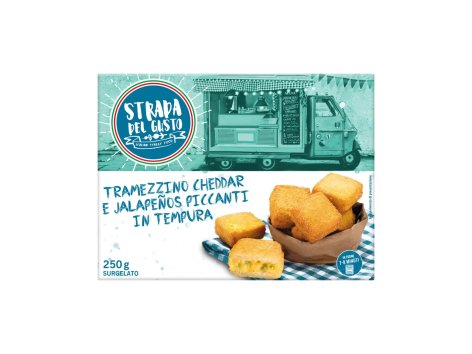 Tramezzino cheddar e jalapeños