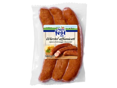 Würstel con formaggio