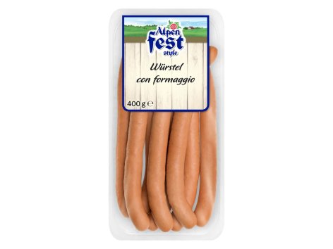 Würstel con formaggio