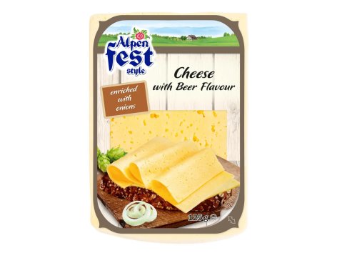 Specialità al formaggio al gusto di birra