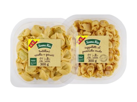 Tortelloni ricotta e spinaci o cappelletti al prosciutto crudo XXL