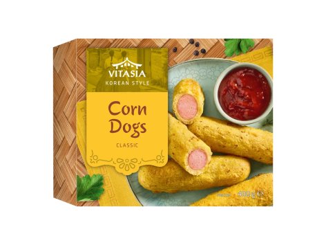 Hot dog di mais in stile coreano