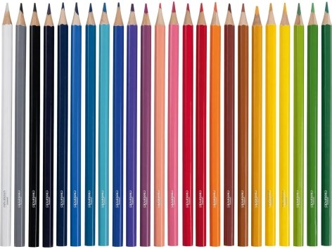 Matite colorate, 24 pezzi