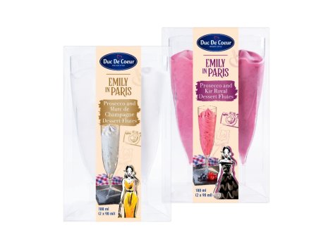 Gelato sorbetto in bicchiere