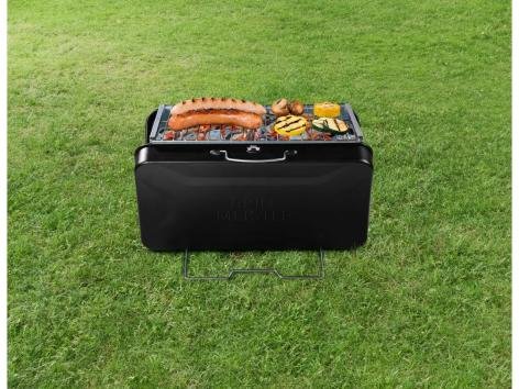 Barbecue a carbonella in valigia
