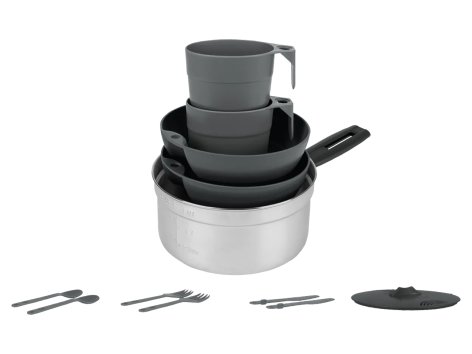 Set stoviglie da campeggio, 12 pezzi