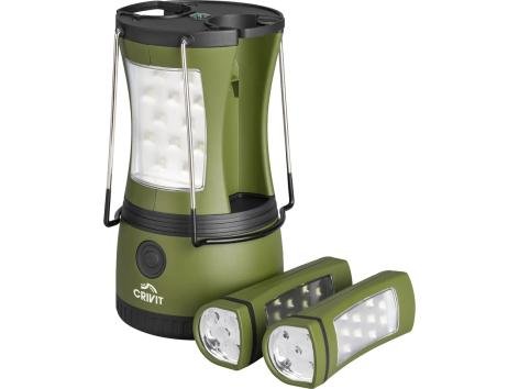 Lampada LED da campeggio 2 in 1