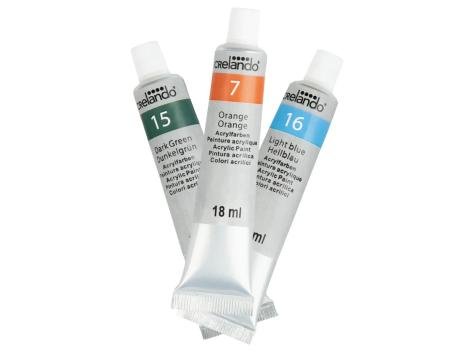 Colori acrilici, 24 pezzi