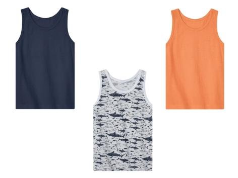 Canotta da bambini in cotone biologico, 3 pezzi