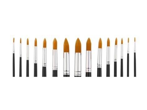 Set pennelli, 12 o 15 pezzi