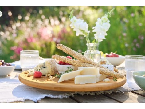 Tagliere, vassoio o piatto girevole in bambù