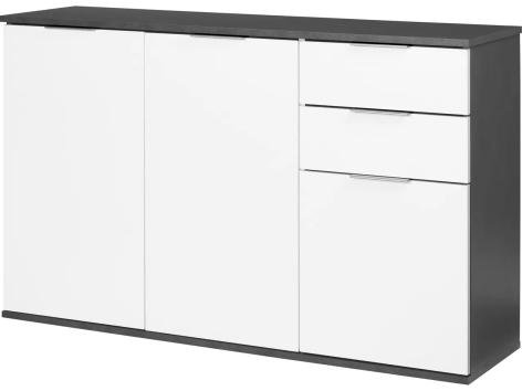 Mobiletto con 3 ante e 2 cassetti